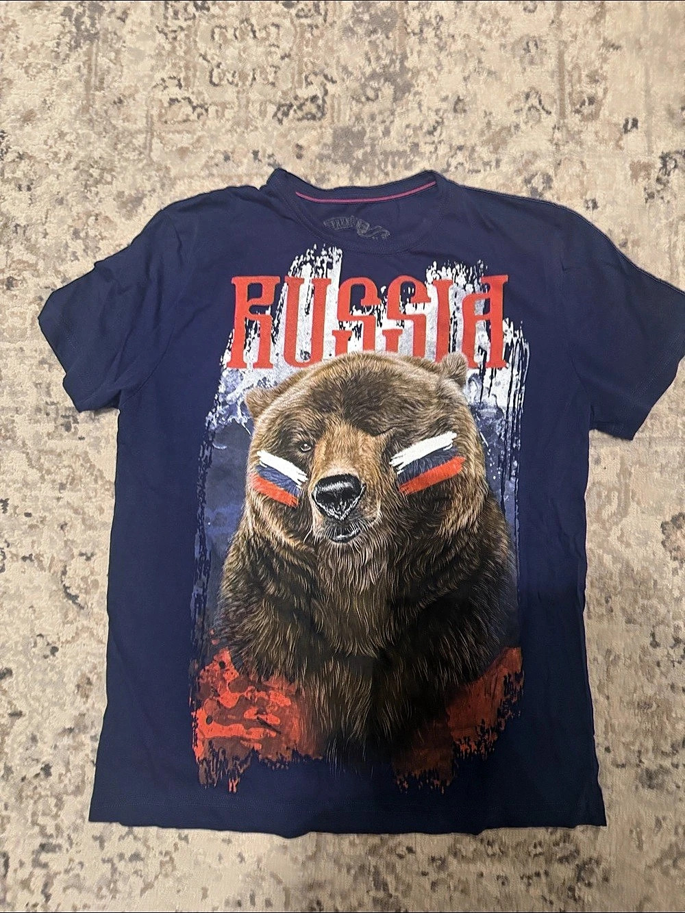 MF Russia Bear Graphic Short Sleeve Tee